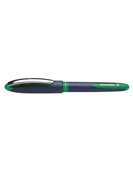 Roller ONE BUSINESS punta ultra smooth 0,6mm verde SCHNEIDER P183004 SCHNEIDER CON CAPPUCCIO