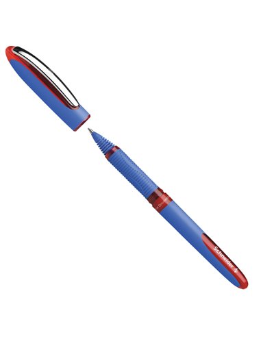 Roller ONE HYBRID C punta 0,5mm rosso SCHNEIDER P183202 SCHNEIDER CON CAPPUCCIO
