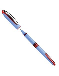 Roller ONE HYBRID N punta 0,3mm rosso SCHNEIDER P183402 SCHNEIDER CON CAPPUCCIO