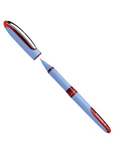 Roller ONE HYBRID N punta 0,5mm rosso SCHNEIDER P183502 SCHNEIDER CON CAPPUCCIO
