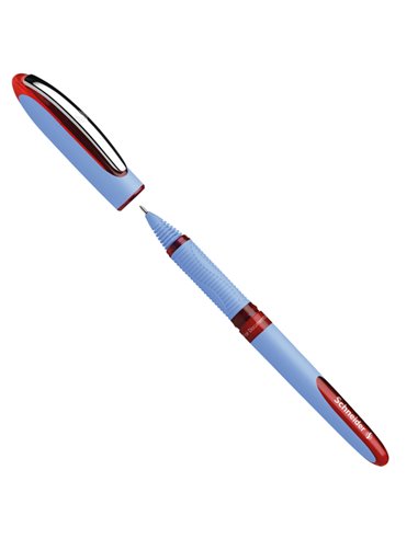 Roller ONE HYBRID N punta 0,5mm rosso SCHNEIDER P183502 SCHNEIDER CON CAPPUCCIO