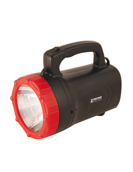 FARO A LED 1W RICARICABILE PORTATA 150mt LR549 CARTELLI SEGNALATORI TORCE DA LAVORO E LAMPADINE