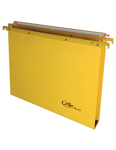 CARTELLA SOSPESA CASSETTO 39/U-3cm GIALLO JOKER BERTESI 400/395 LINK 3-A5 BERTESI CARTELLE SOSPESE IN CARTONCINO