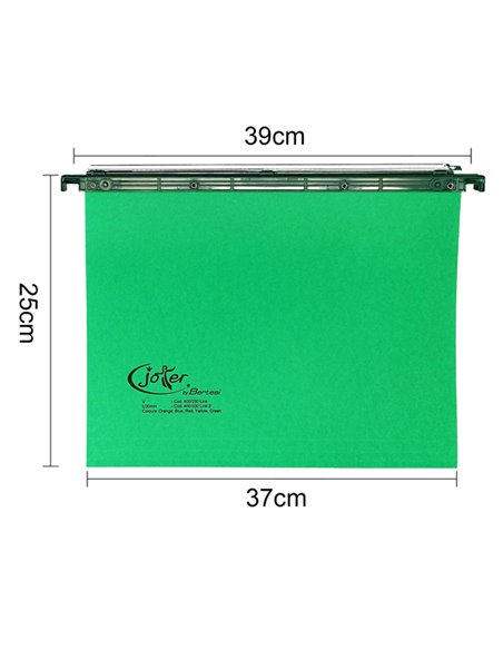 CARTELLA SOSPESA CASSETTO 39/U-3cm VERDE JOKER BERTESI 400/395 LINK 3-A6 BERTESI CARTELLE SOSPESE IN CARTONCINO