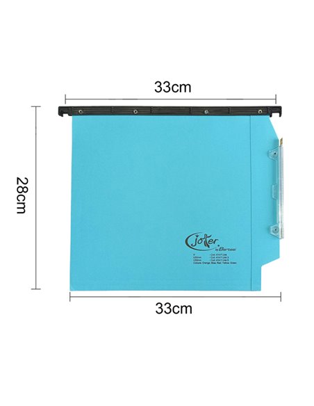 CARTELLA SOSPESA ARMADIO 33/U-3cm BLU JOKER BERTESI 414F LINK 3-A3 BERTESI CARTELLE SOSPESE IN CARTONCINO