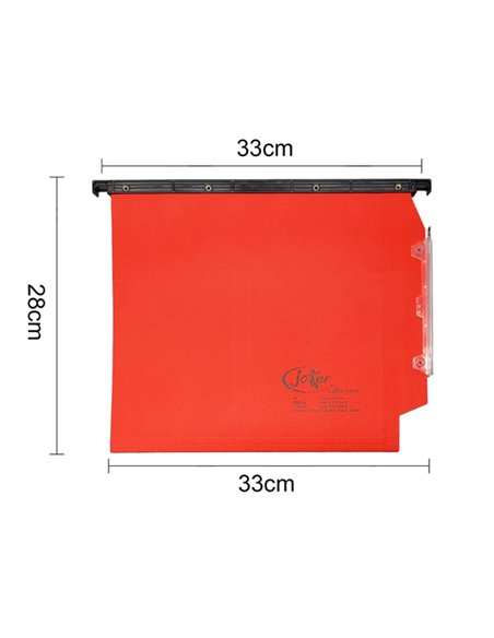 CARTELLA SOSPESA ARMADIO 33/U-3cm ROSSO JOKER BERTESI 414F LINK 3-A4 BERTESI CARTELLE SOSPESE IN CARTONCINO