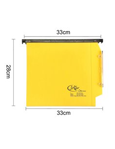 CARTELLA SOSPESA ARMADIO 33/U-3cm GIALLO JOKER BERTESI 414F LINK 3-A5 2