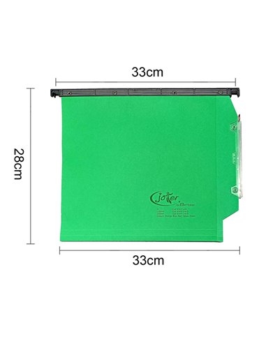 CARTELLA SOSPESA ARMADIO 33/U-3cm VERDE JOKER BERTESI 414F LINK 3-A6 BERTESI CARTELLE SOSPESE IN CARTONCINO