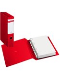 Raccoglitore STELVIO F 25 A4 4D rosso 22x30cm SEI ROTA 37254412