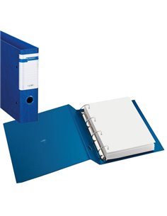 Raccoglitore STELVIO F 40 A4 4D blu 22x30cm SEI ROTA 37404407 SEI ROTA RACCOGLITORI AD ANELLI