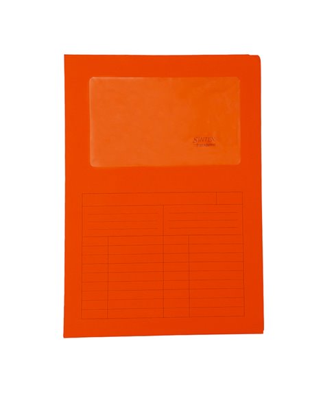 50 Cartelline a L c/finestra rosso 120gr Sintex Blasetti 0581 BLASETTI CARTELLINE CON FINESTRA