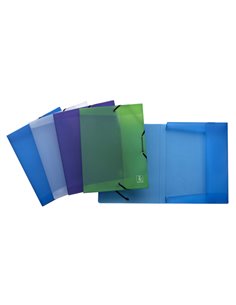 CARTELLA PROGETTI C/ELASTICO 24X32x2,5cm MIX 4 COLORI 2ndLife Favorit 400067714 FAVORIT CARTELLINE A TRE LEMBI PLASTICA