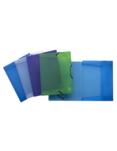 CARTELLA PROGETTI C/ELASTICO 24X32x2,5cm MIX 4 COLORI 2ndLife Favorit 400067714 FAVORIT CARTELLINE A TRE LEMBI PLASTICA