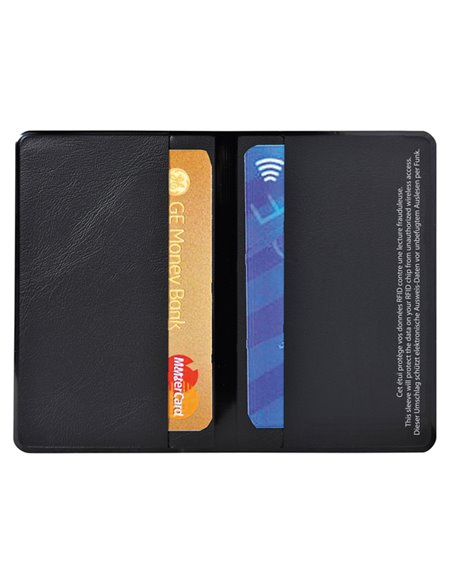 HIDENTITY® Doppio 95x60mm per bancomat /carta di credito NERO Exacompta 5402E EXACOMPTA BUSTE PER USI DIVERSI E DEDICATI