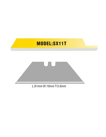 10 LAME CUTTER TRAPEZOIDALI PER SX-792 4326 ITERNET CUTTER DA LAVORO