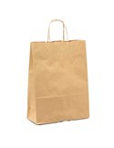 25 SHOPPERS CARTA BIOKRAFT 18X8X24 CM NEUTRO CORDINO AVANA 072147