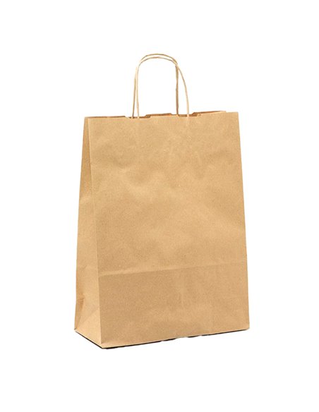 25 SHOPPERS CARTA BIOKRAFT 45X15X50CM NEUTRO CORDINO AVANA 067099 Mainetti Bags SHOPPERS E SACCHETTI REGALO