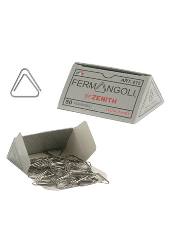 SCATOLA 50 FERMANGOLI ZENITH 815 Acciaio inox 100 0608158000