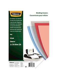 100 COPERTINE CLEAR PVC 200MIC A4 TRASPARENTE NEUTRO 5376102