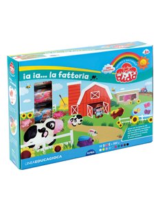 DIDO' FARM 10 salsicciotti, formine e scenario 3D 350200 DIDO PASTE MODELLABILI