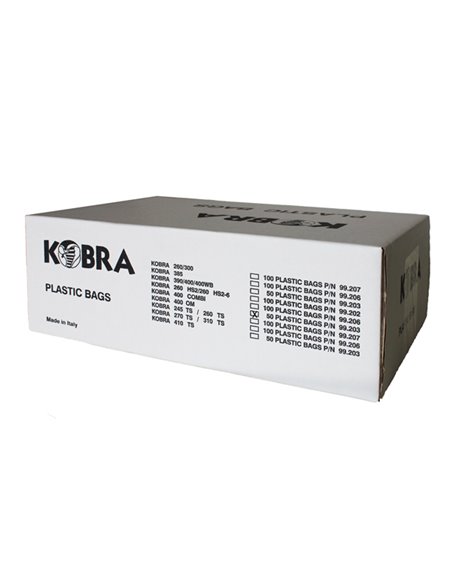 Box 50 sacchi raccolta 99.203 kobra 99.203 KOBRA ACCESSORI PER DISTRUGGIDOCUMENTI