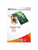 100 POUCHES 65x95mm 125my GOVERNMENT CARD TiTanium PP525-12T