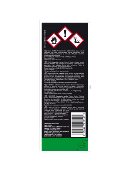 ADESIVO SPRAY 90 A PRESA RAPIDA 500ML 3M 66400.