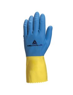 GUANTO DA LAVORO INDUSTRIALE Duocolor 330 Tg.7/8 in LATTICE VE330BJ07 DELTAPLUS GUANTI DI PROTEZIONE
