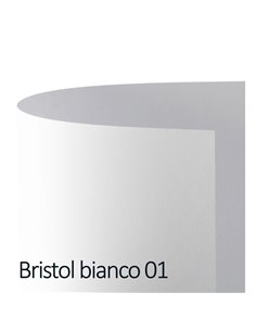 Conf.25 cartoncino Bristol Color 200gr 50x70cm bianco 01 Favini A350022