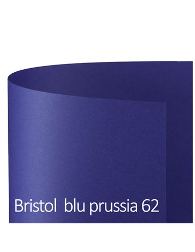 Conf.25 cartoncino Bristol Color 200gr 50x70cm blu Prussia 62 Favini A35K012