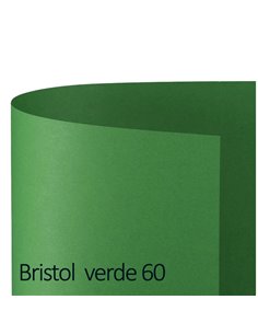 Conf.25 cartoncino Bristol Color 200gr 50x70cm verde 60 Favini A35D012