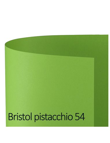 Conf.25 cartoncino Bristol Color 200gr 50x70cm pistacchio 54 Favini A35M012 FAVINI CARTONCINO COLORATO