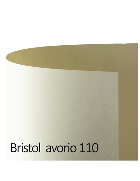 Conf.25 cartoncino Bristol Color 200gr 50x70cm avorio 110 Favini A35Q012 FAVINI CARTONCINO COLORATO
