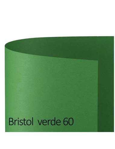 Conf.10 cartoncino Bristol Color 200gr 100x70cm verde 60 Favini A35D0A1 FAVINI CARTONCINO COLORATO