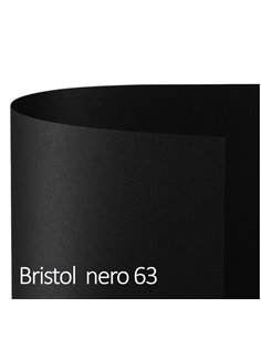 Conf.10 cartoncino Bristol Color 200gr 100x70cm nero 63 Favini A35A0A1 FAVINI CARTONCINO COLORATO