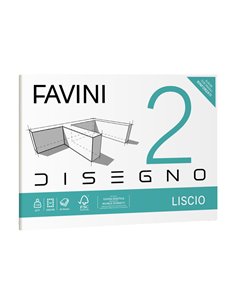 ALBUM FAVINI 2 24X33CM 110GR 20FG LISCIO A140514 FAVINI ALBUM DISEGNO BIANCO