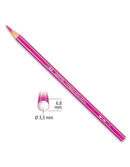 ASTUCCIO 12 PASTELLI STILNOVO ACQUARELL GIOTTO 255700 GIOTTO PASTELLI COLORATI