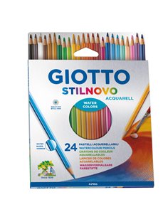 ASTUCCIO 24 PASTELLI STILNOVO ACQUARELL GIOTTO 255800
