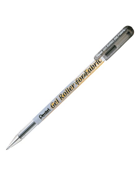 Roller gel per tessuto 1,0mm inchiostro permanente nero PENTEL BN15-AO PENTEL SPECIALI (CD-VETRO-TESSUTI-ECC.)
