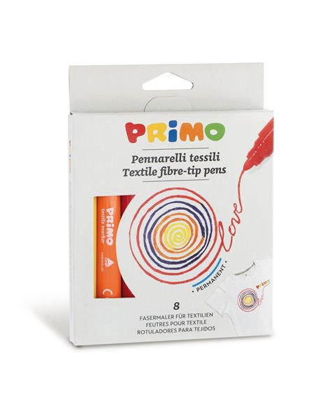 PENNARELLI PER TESSUTO ASTUCCIO 8 COLORI 611PENTX8