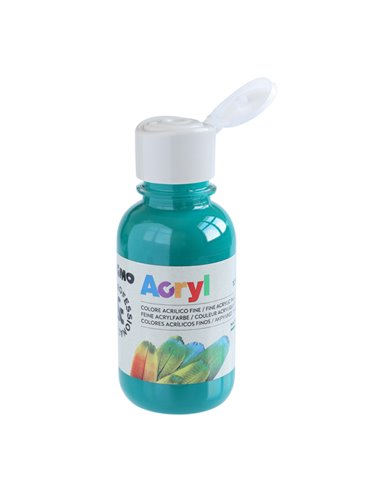Colore acrilico fine Acryl 125ml verde smeraldo PRIMO 402TA125641 PRIMO TEMPERE