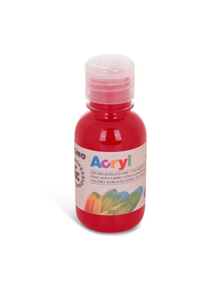 Colore acrilico fine Acryl 125ml rosso carminio PRIMO 402TA125310 PRIMO TEMPERE