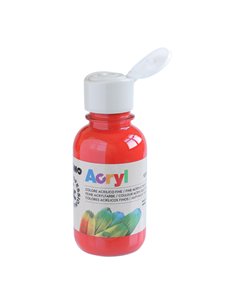 Colore acrilico fine Acryl 125ml rosso vermiglione PRIMO 402TA125300 PRIMO TEMPERE