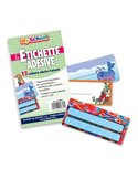 ETICHETTE ADESIVE SEGNANOMI bustina 12 etichette 6,3x8cm fantasie assortite 61046890