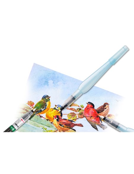 PENNELLO AQUASH WATER BRUSH con serbatoio da 10ml punta media PENTEL XFRH/1-M