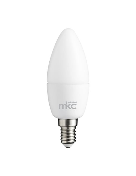 LAMPADA LED Candela 5,5W E14 3000K luce bianca calda 499048018 MKC LAMPADINE