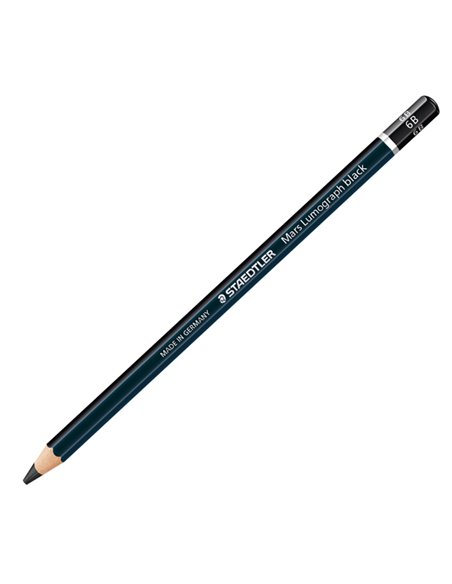 MATITA TIPO CARBONCINO MARS LUMOGRAPH BLACK 6B STAEDTLER 100B-6B STAEDTLER MATITE GRAFITE