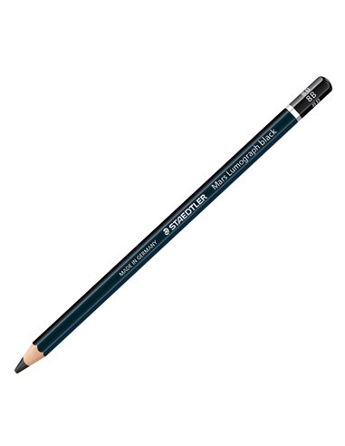 MATITA TIPO CARBONCINO MARS LUMOGRAPH BLACK 8B STAEDTLER 100B-8B STAEDTLER MATITE GRAFITE