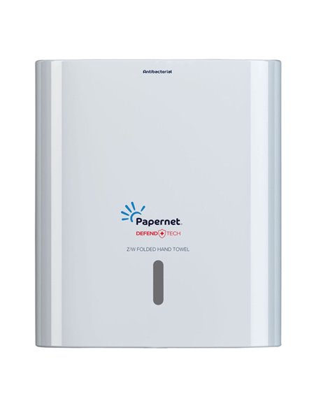 Dispenser ASCIUGAMANI PIEGATI Z/W BIANCO Hi-Tech 416148 PAPERNET ACCESSORI PER IL BAGNO E DISPENSER