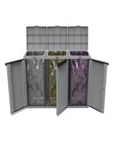 Contenitore Ecoline 3 Grigio 3x110Lt Terry 1003056